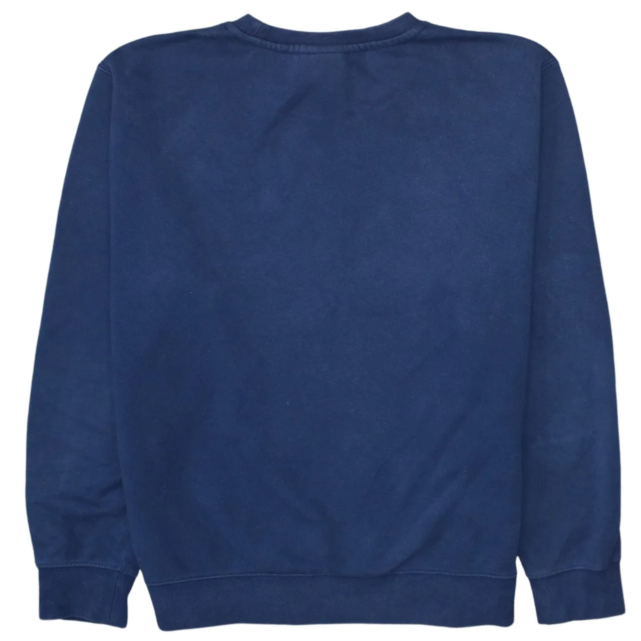 Nike Navy Blue Sweatshirt Men's Large Embroidered Swoosh Logo Crewneck Pullover Fleece Top sold by Vintage Club product image thumbnail 2