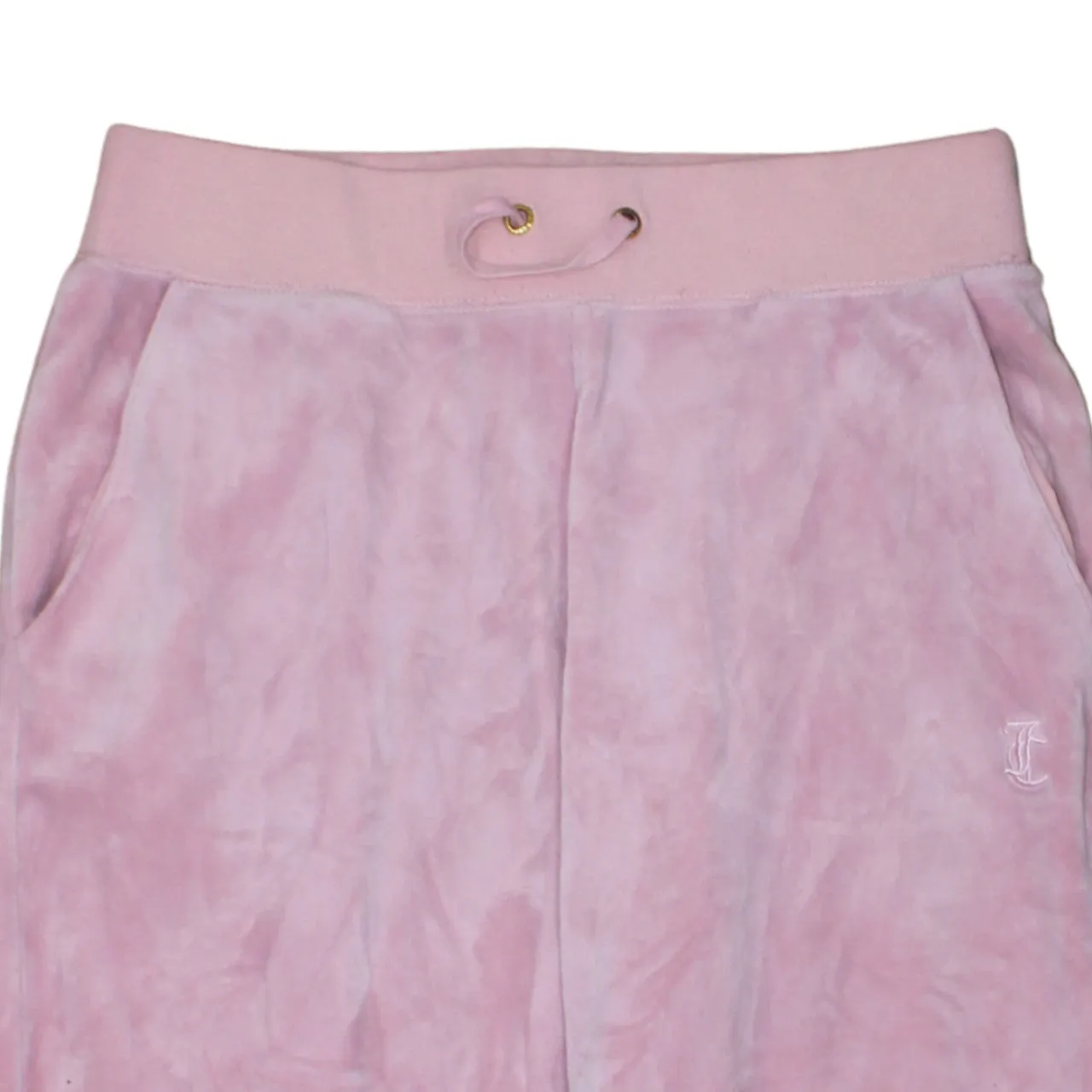 Juicy Couture Light Pink Velour Trousers Men's Small Elastic Waist Embroidered Logo Loungewear Pants sold by Vintage Club product image thumbnail 3
