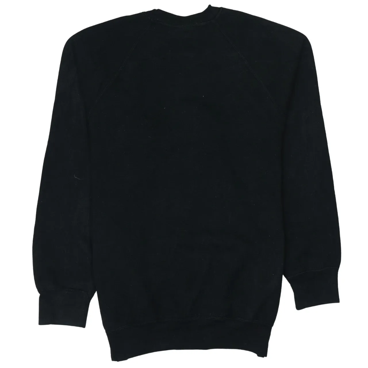 Russell Athletic Black Sweatshirt Men's Medium Embroidered AKVA Logo Crewneck Pullover Fleece Top sold by Vintage Club product image thumbnail 2