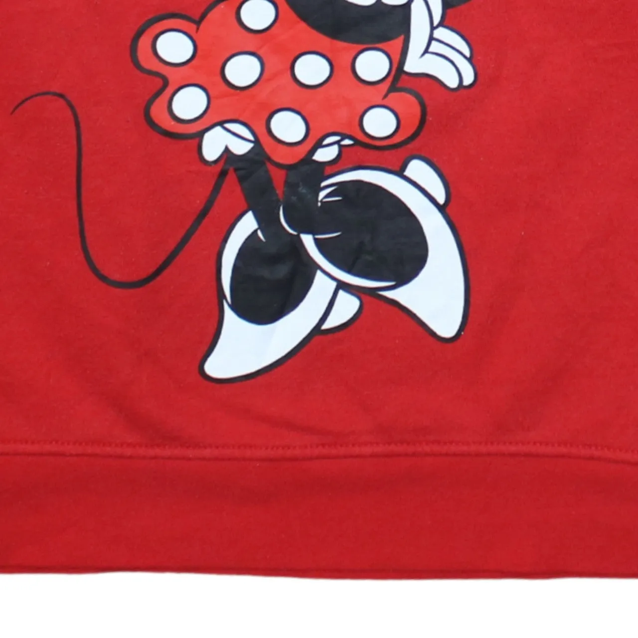 Disney Red Minnie Mouse Sweatshirt Women’s XLarge Printed Graphic Crewneck Pullover Top sold by Vintage Club product image thumbnail 4