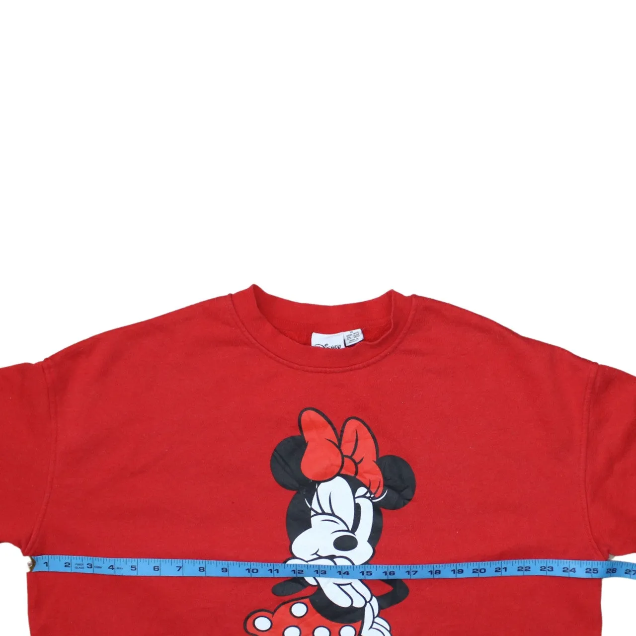 Disney Red Minnie Mouse Sweatshirt Women’s XLarge Printed Graphic Crewneck Pullover Top sold by Vintage Club product image thumbnail 5
