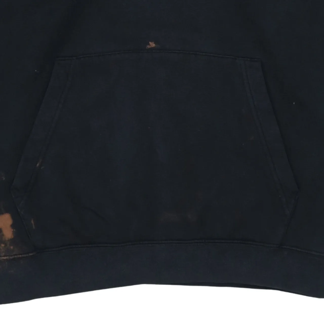 Nike Black Hoodie Men’s Medium Embroidered Swoosh Front Pocket Pullover Sweatshirt sold by Vintage Club product image thumbnail 4