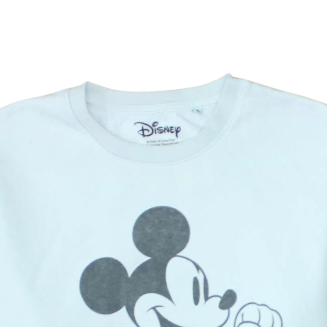 Disney White Mickey Mouse Sweatshirt Women’s Large Printed Graphic Crewneck Pullover Top sold by Vintage Club product image thumbnail 3