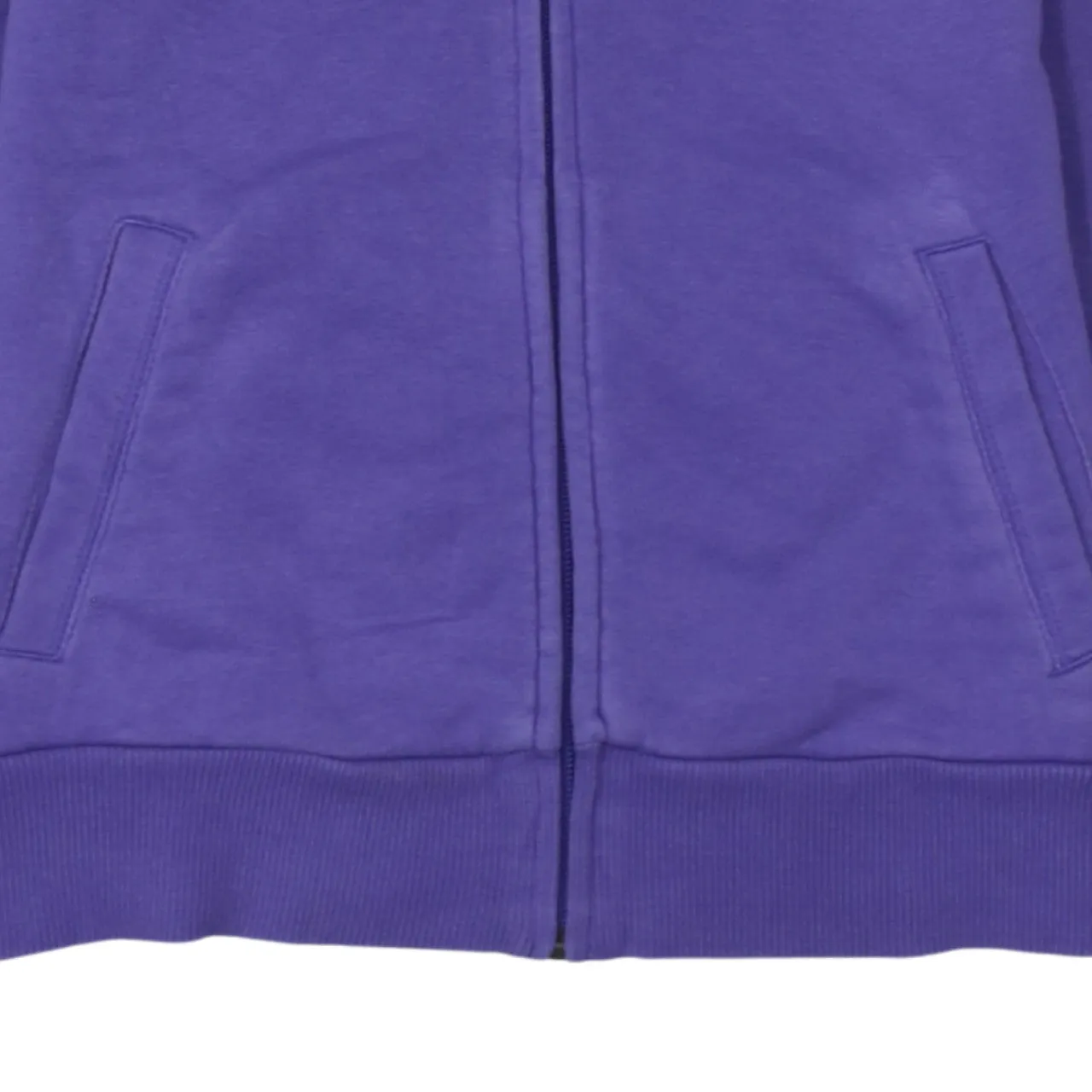 Puma Purple Track Jacket Women’s Small Full Zip Embroidered Logo Ribbed Hem Sweatshirt Top sold by Vintage Club product image thumbnail 4