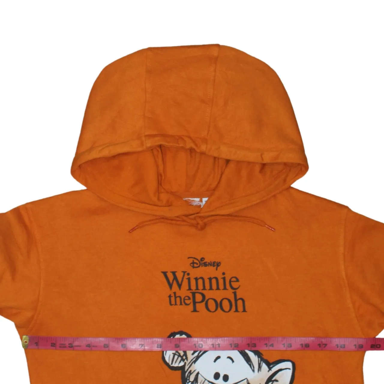 Disney Orange Hoodie Women’s XSmall Printed Winnie The Pooh Tigger Graphic Pullover Sweatshirt sold by Vintage Club product image thumbnail 5