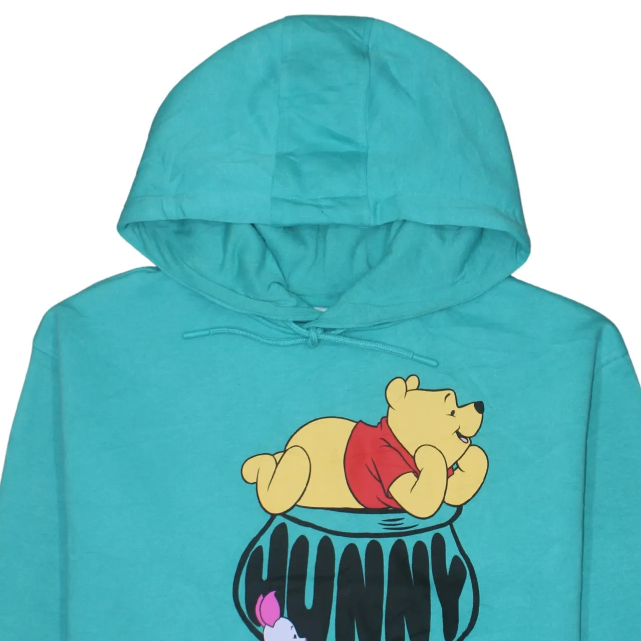 Disney Teal Hoodie Women’s Large Printed Winnie The Pooh Hunny Pot Pullover Sweatshirt sold by Vintage Club product image thumbnail 3