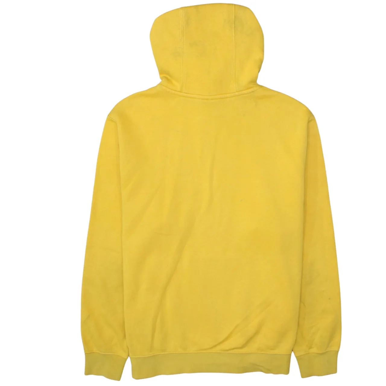 Nike Yellow Pullover Hoodie Men’s Large Embroidered Chest Logo Front Pocket Sweatshirt sold by Vintage Club product image thumbnail 2