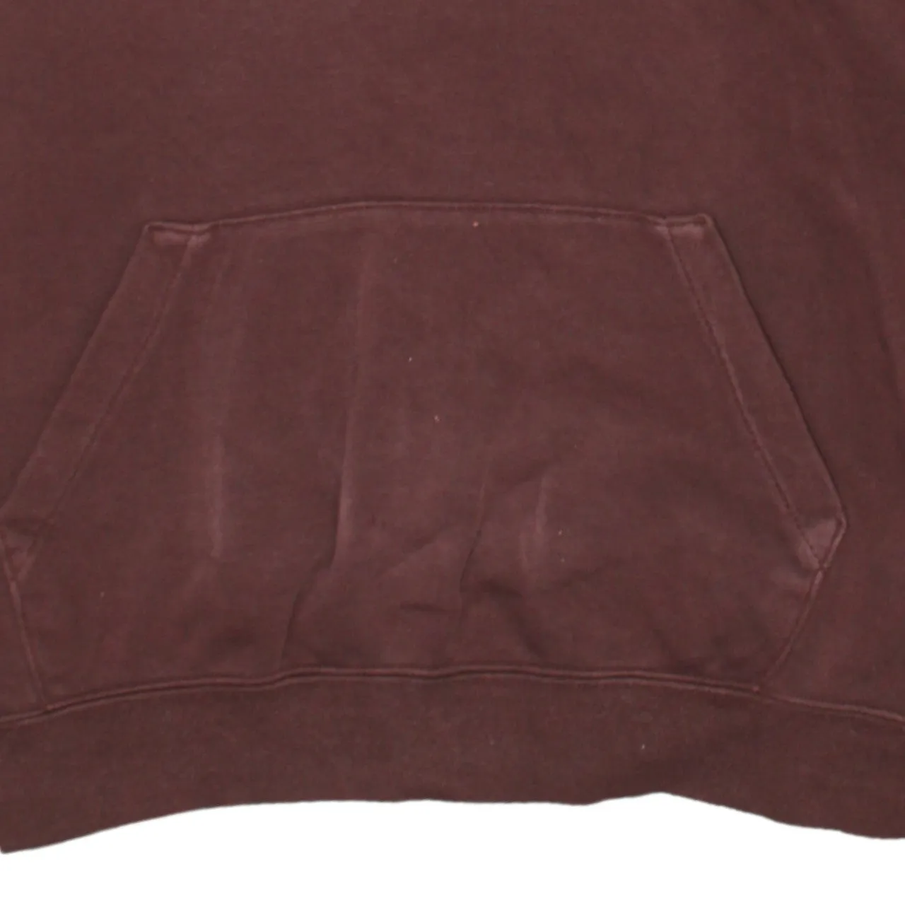 Nike Burgundy Red Hoodie Women’s Large Embroidered Swoosh Front Pocket Pullover Sweatshirt sold by Vintage Club product image thumbnail 4