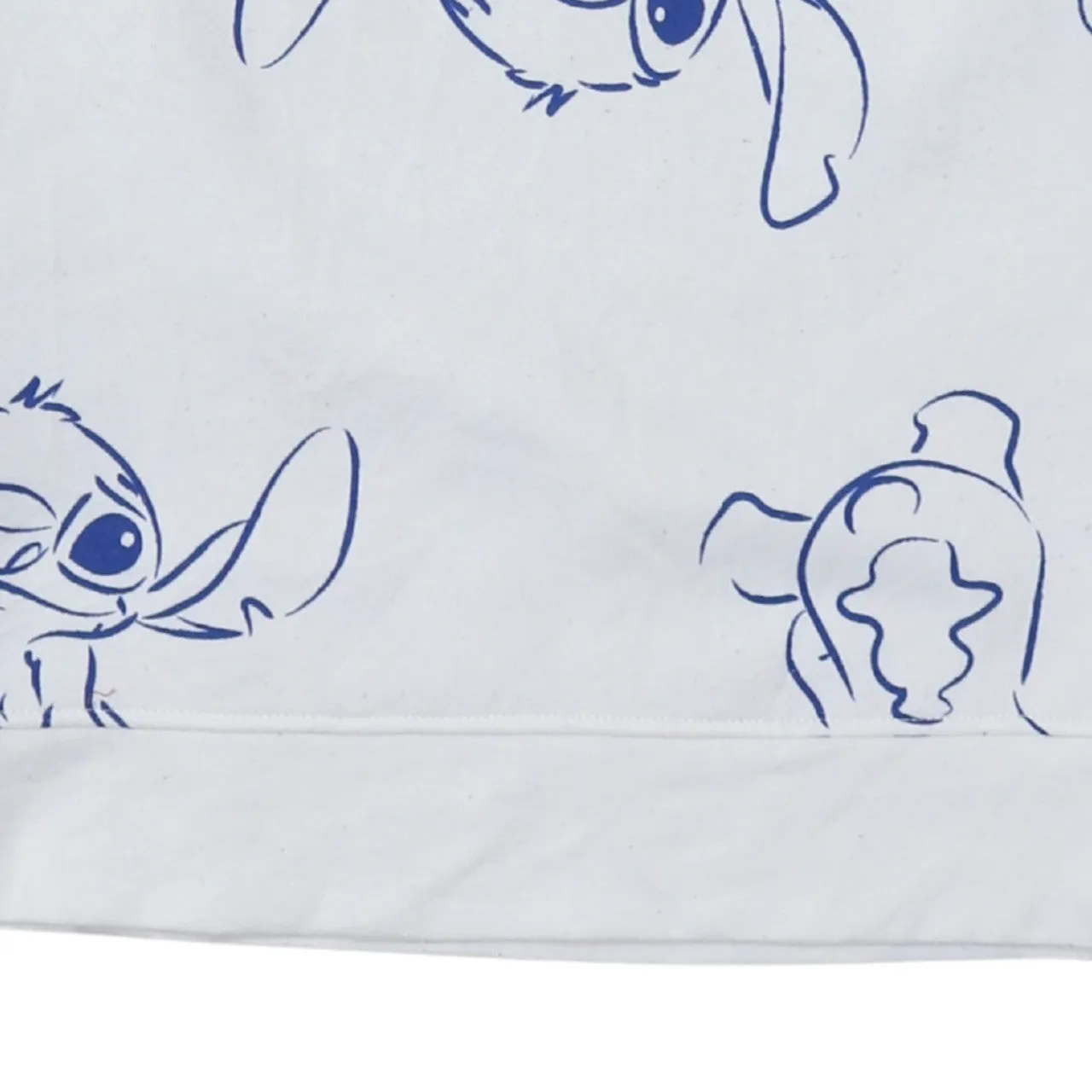 Disney White Stitch Sweatshirt Women’s Small All Over Printed Graphic Pullover Jumper sold by Vintage Club product image thumbnail 4