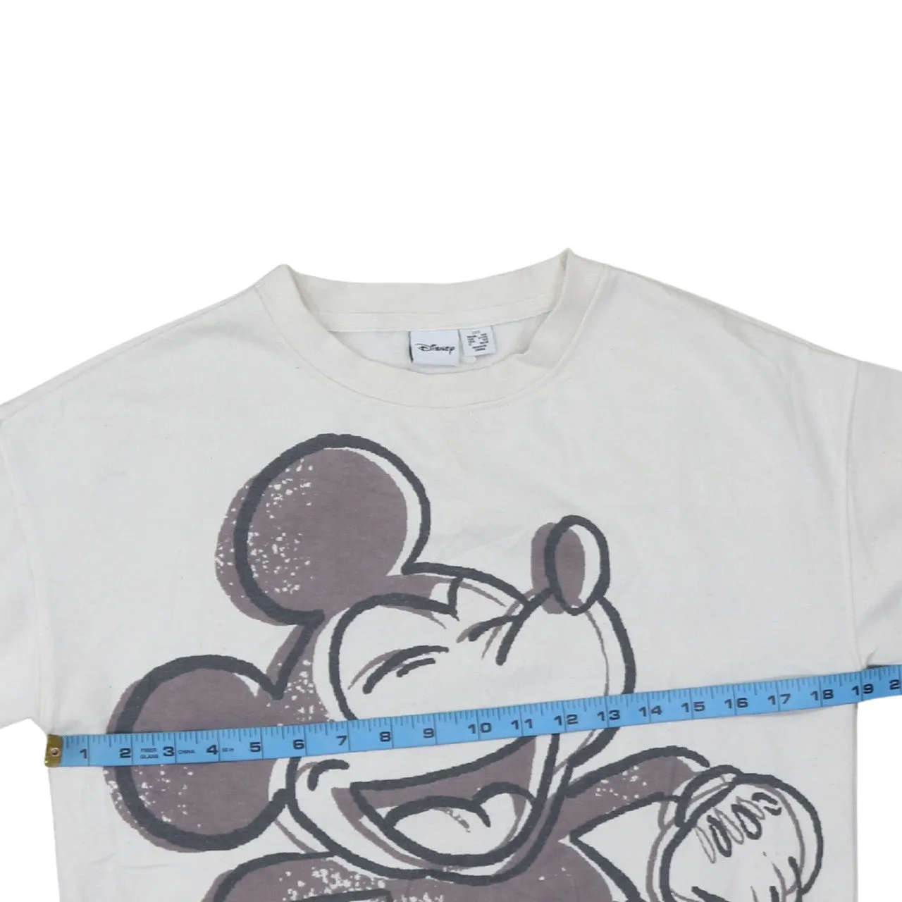 Disney Cream Sweatshirt Women’s XXSmall Printed Mickey Mouse Graphic Fleece Pullover Top sold by Vintage Club product image thumbnail 5