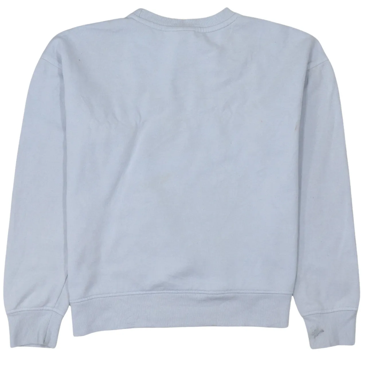 Primark Light Blue Sweatshirt Women’s XSmall Printed Stitch Christmas Graphic Pullover Top sold by Vintage Club product image thumbnail 2