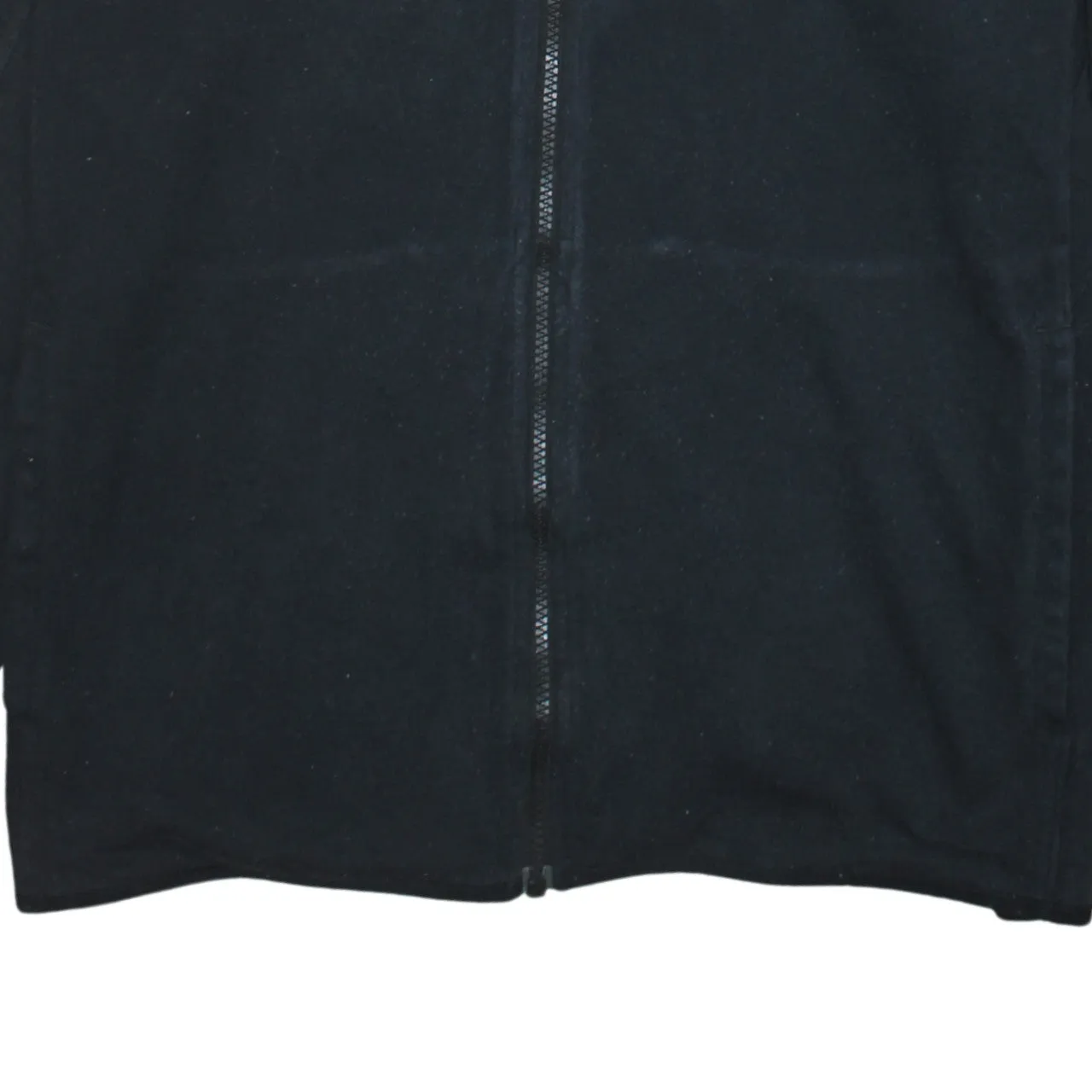 Nike Black Full Zip Hoodie Women’s Large Embroidered Swoosh Red Crest Logo Fleece Top sold by Vintage Club product image thumbnail 4