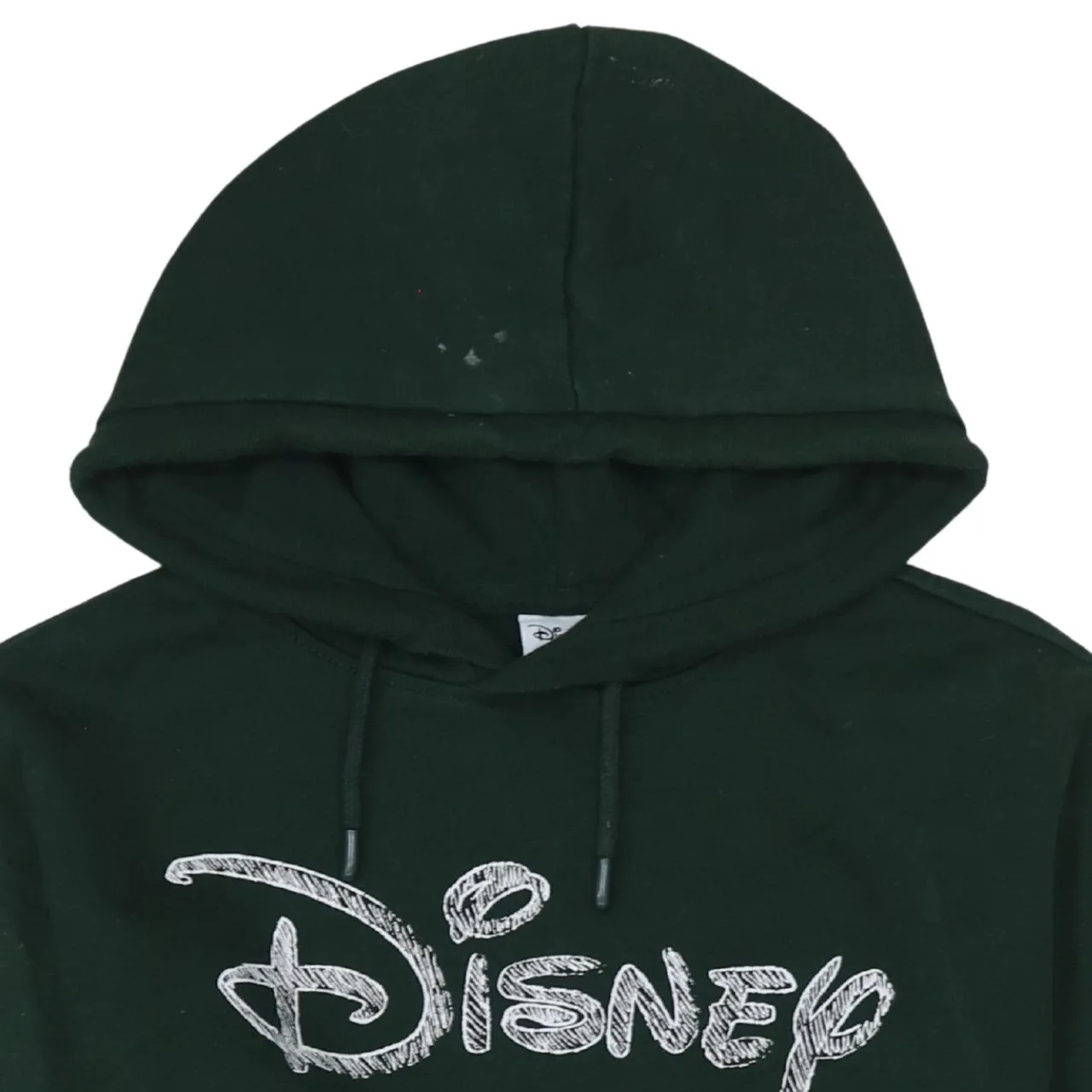 Disney Dark Green Hoodie Women’s XXSmall Printed Logo Front Pocket Pullover Sweatshirt sold by Vintage Club product image thumbnail 3