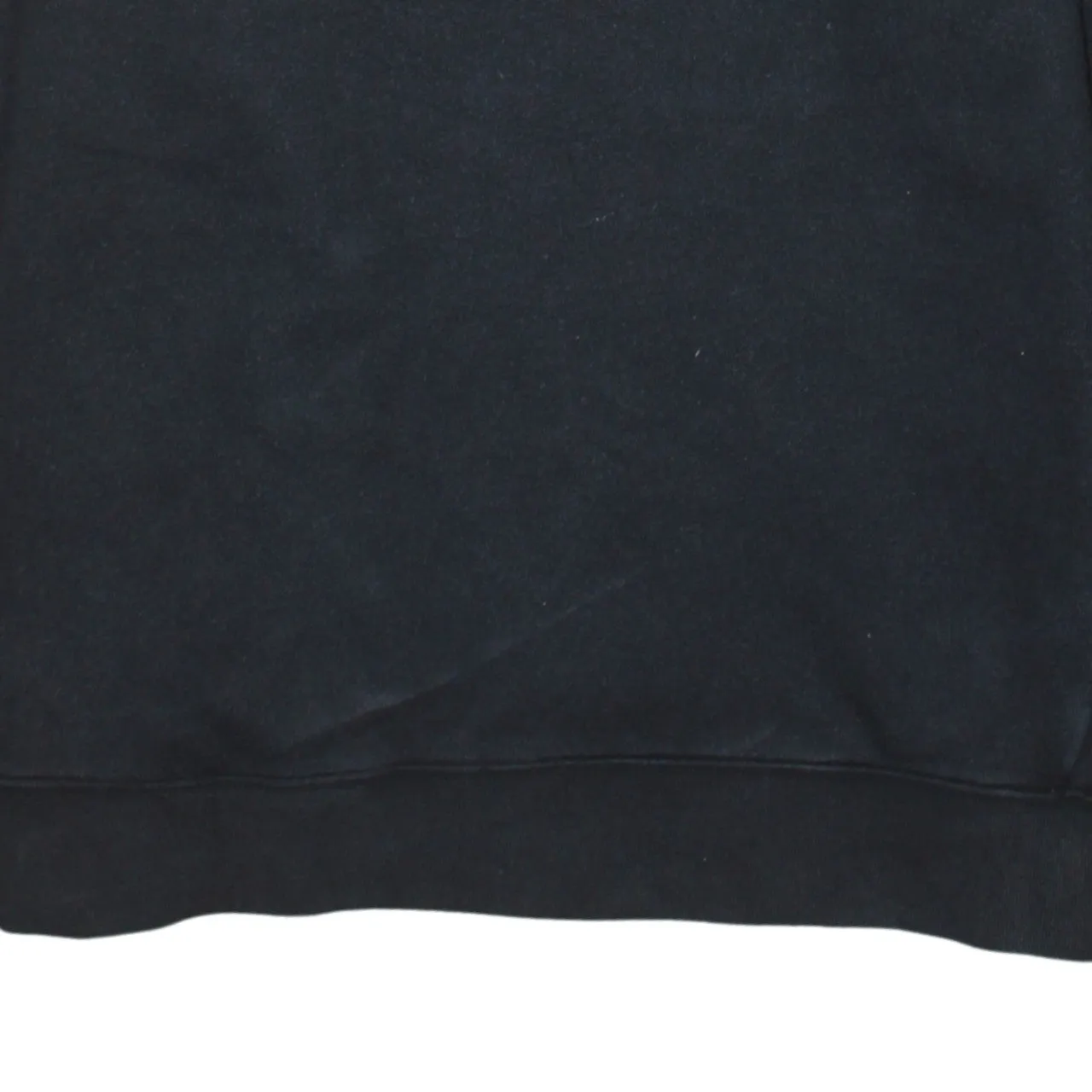 Adidas Black Sweatshirt Women's Small Embroidered Trefoil Logo Graphic Back Pullover Top sold by Vintage Club product image thumbnail 4