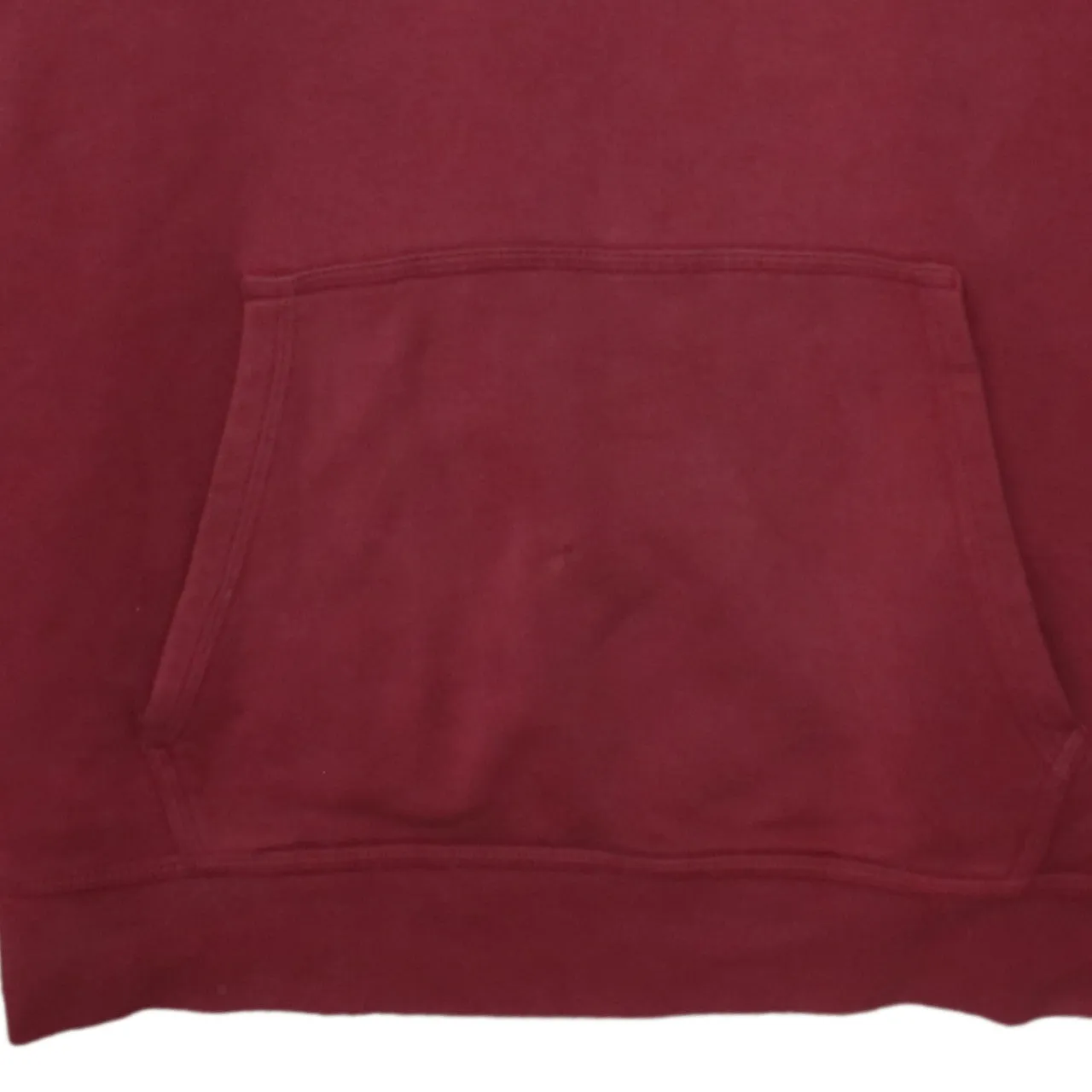 Nike Burgundy Red Hoodie Women’s XLarge Printed Logo Front Pocket Pullover Sweatshirt sold by Vintage Club product image thumbnail 4