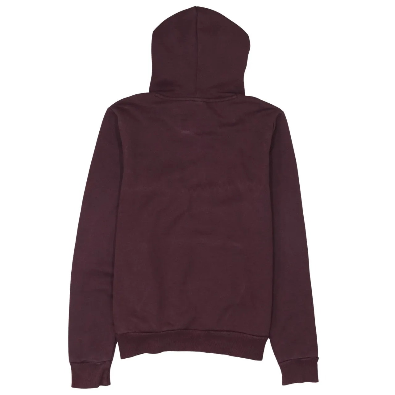 Puma Burgundy Red Hoodie Women's Small Printed Logo Front Pocket Pullover Sweatshirt sold by Vintage Club product image thumbnail 2