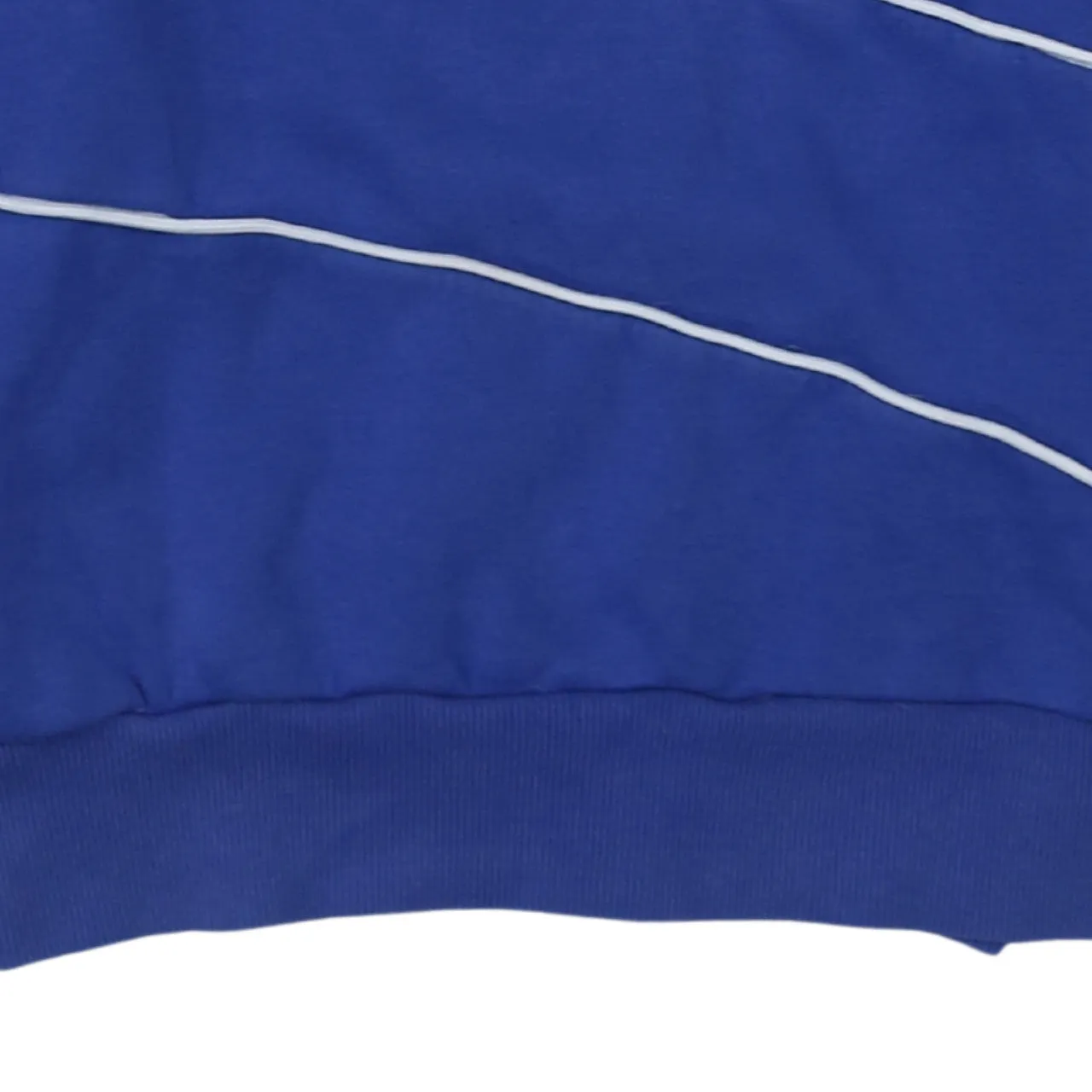 Primark Royal Blue Hoodie Men’s XS Printed Lotto Style Piping Pullover Sweatshirt sold by Vintage Club product image thumbnail 4