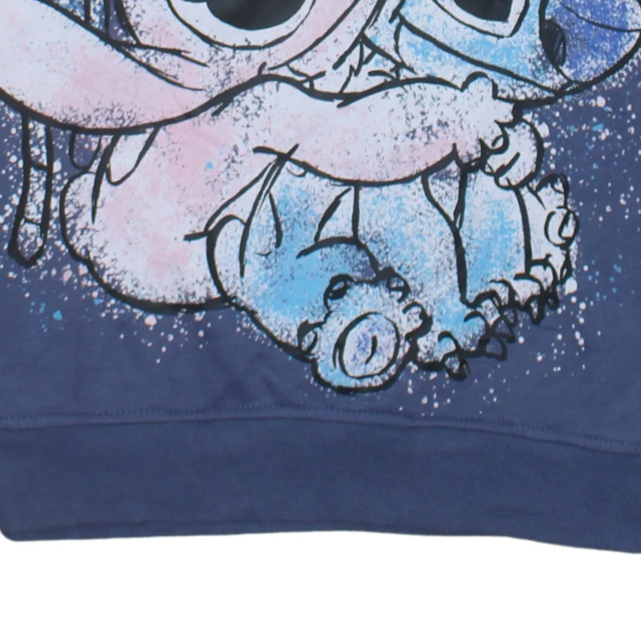 Disney Blue Sweatshirt Women's XXS Printed Stitch Angel Graphic Crewneck Pullover Top sold by Vintage Club product image thumbnail 4