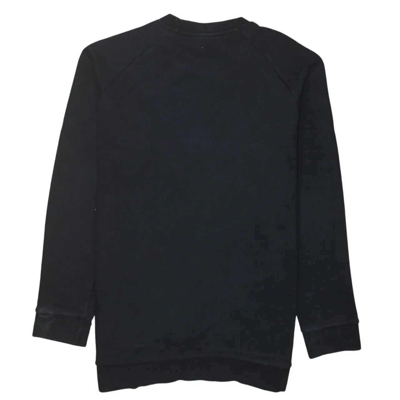 Adidas Black Sweatshirt Women's XLarge Big Trefoil Printed Logo Crewneck Pullover Top sold by Vintage Club product image thumbnail 2