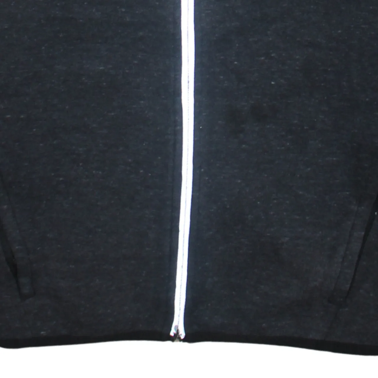 Puma Dark Charcoal Full Zip Hoodie Women's Medium Reflective Zip Printed Logo Sports Jacket sold by Vintage Club product image thumbnail 4