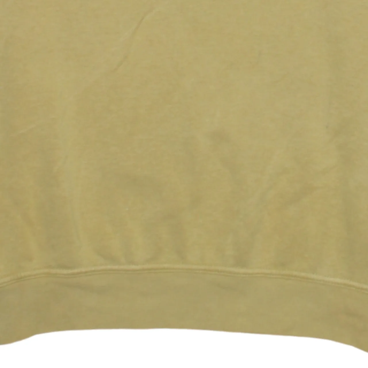 Nike Mustard Yellow Sweatshirt Men’s Small Printed Swoosh Logo Crewneck Pullover Top sold by Vintage Club product image thumbnail 4