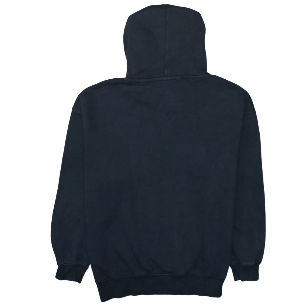 Nike Black Hoodie Men's Small Embroidered Swoosh Pullover Fleece Hooded Sweatshirt sold by Vintage Club product image thumbnail 2