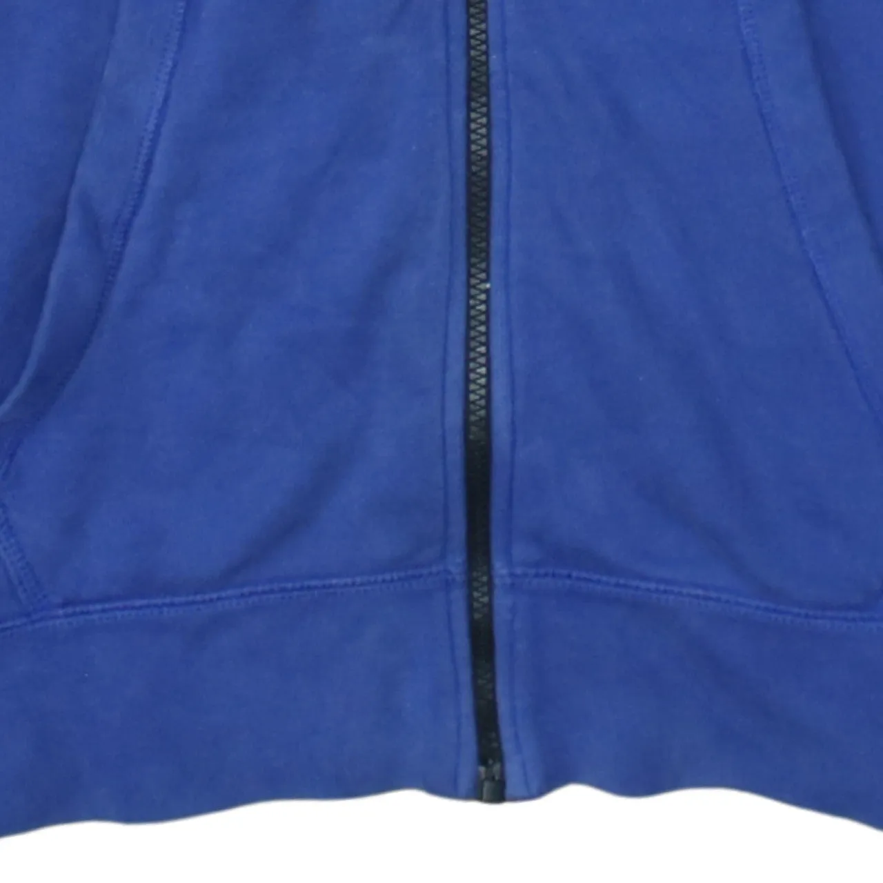 Nike Royal Blue Zip Hoodie Men’s Medium Embroidered Swoosh Drawstring Pockets Sweatshirt sold by Vintage Club product image thumbnail 4