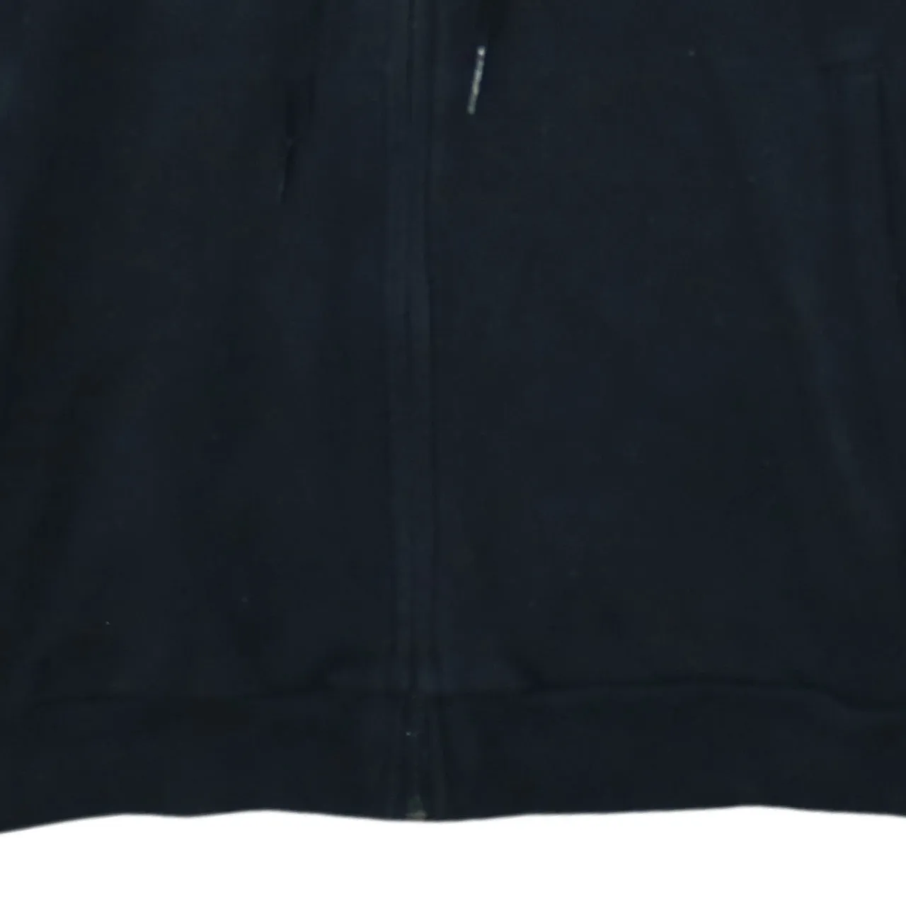 Adidas Black Full Zip Hoodie Women’s Medium Gold Printed Logo Sleeve Graphic Sweatshirt sold by Vintage Club product image thumbnail 4