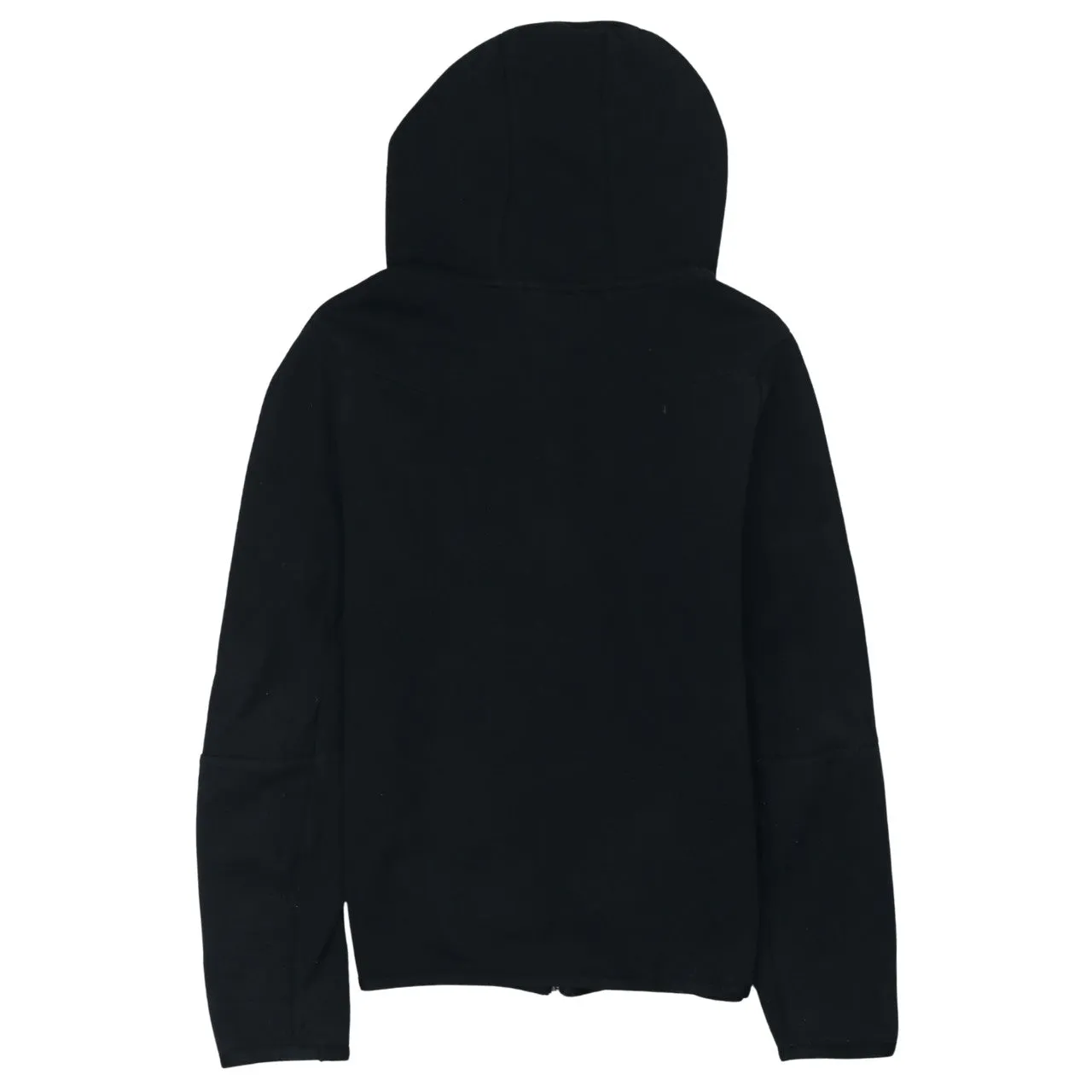 Nike Black Full Zip Hoodie Women’s XLarge Embroidered Chest Logo Arm Zip Pocket Sweatshirt sold by Vintage Club product image thumbnail 2