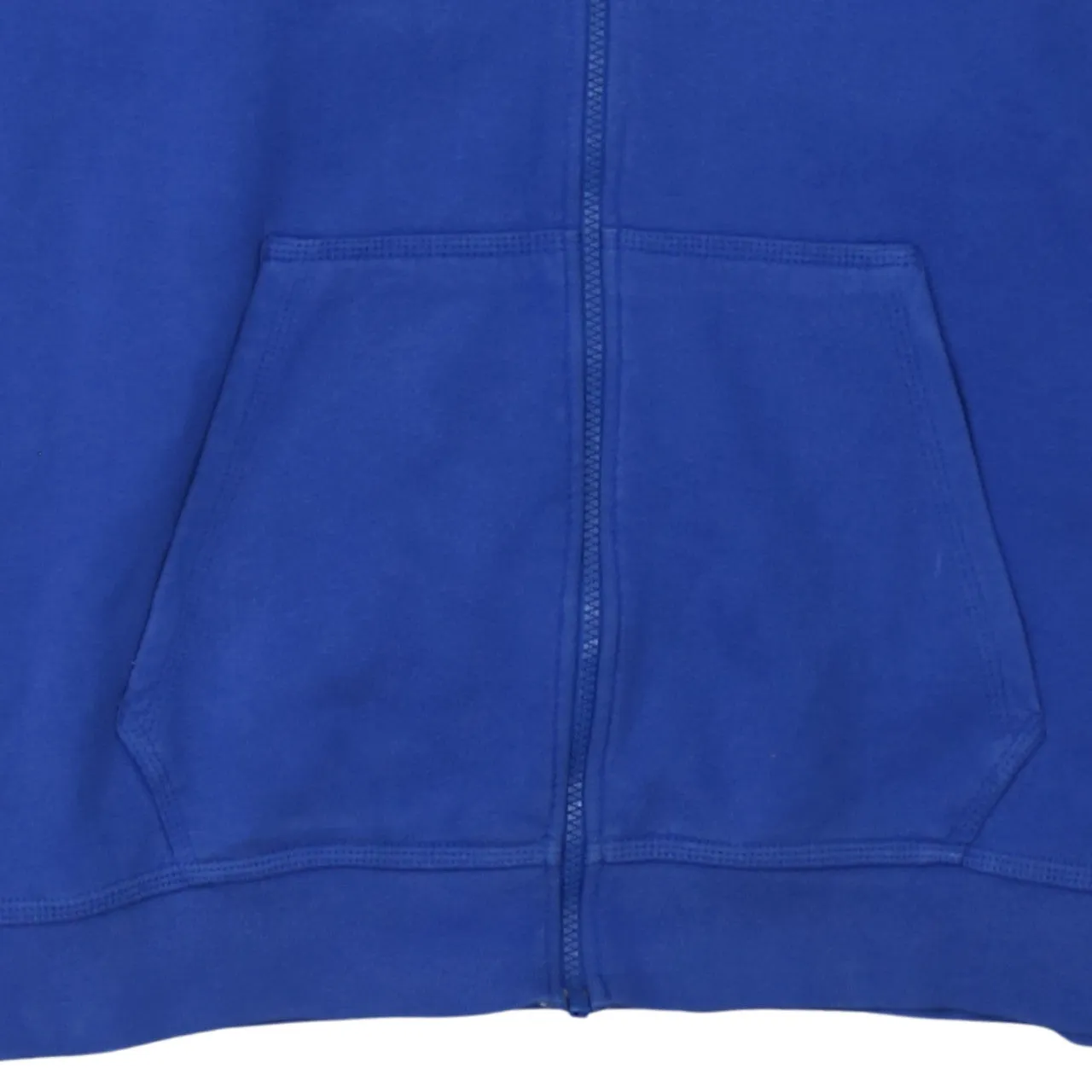 Nike Royal Blue Full Zip Hoodie Men's XXLarge Embroidered Swoosh Pockets Fleece Sweatshirt sold by Vintage Club product image thumbnail 4