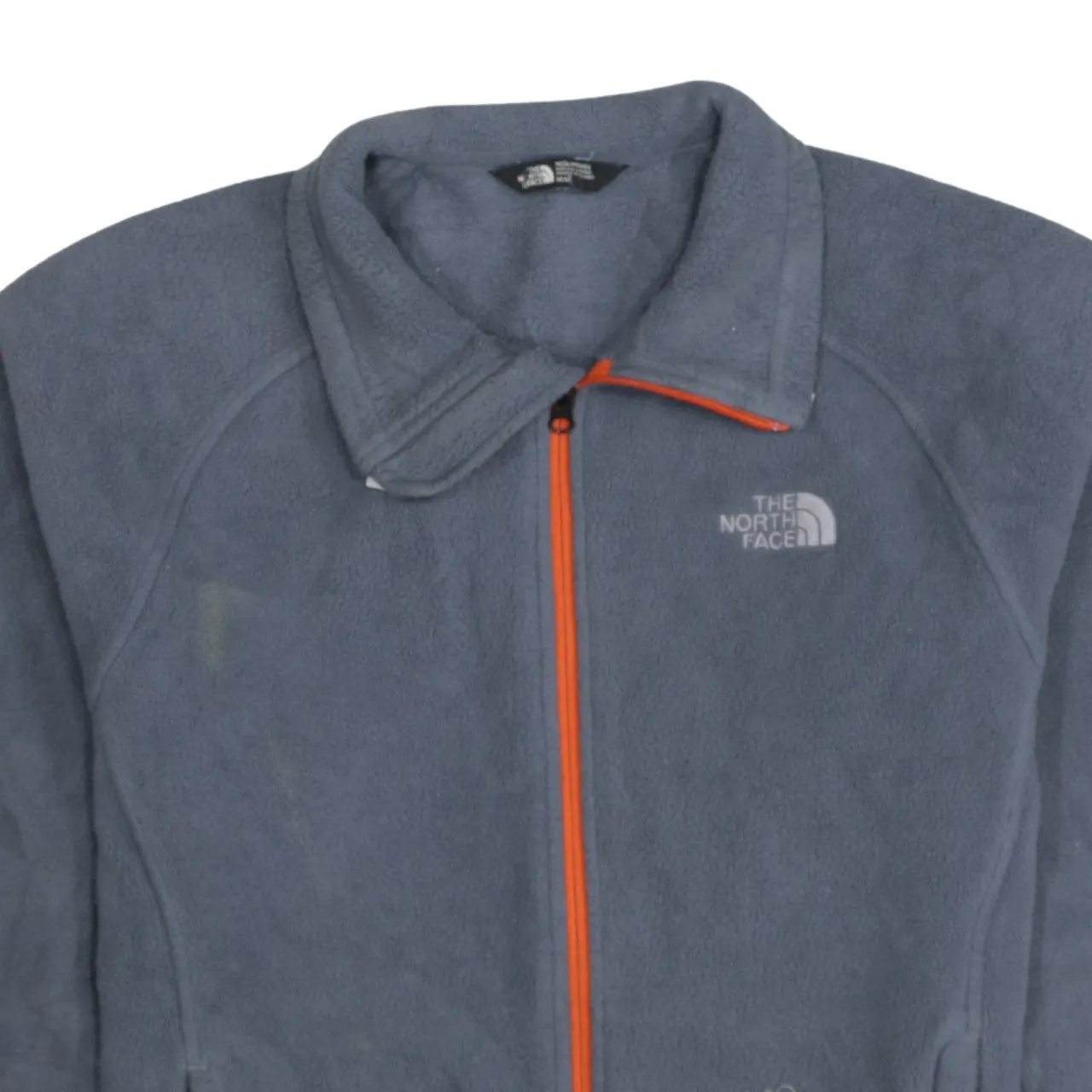 The North Face Grey Fleece Jacket Men's Medium Full Zip Embroidered Logo Pockets sold by Vintage Club product image thumbnail 3