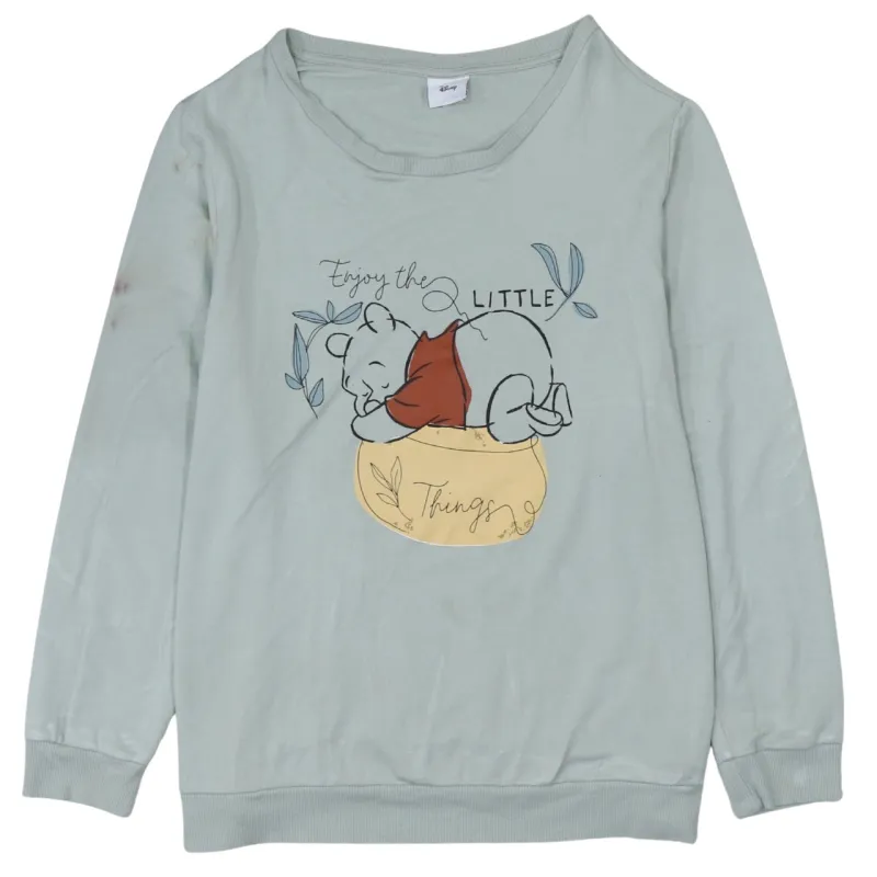 Disney Mint Green Sweatshirt Women's 18 Printed Winnie The Pooh Graphic Pullover Top sold by Vintage Club