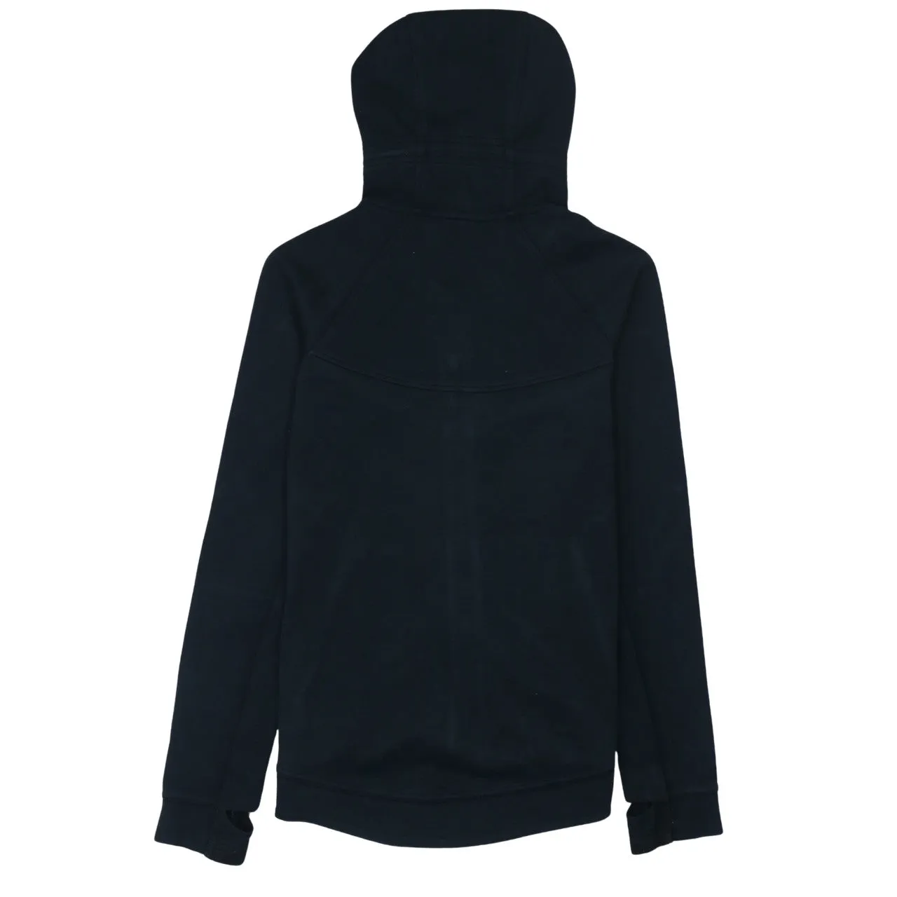 Nike Black Full Zip Hoodie Men’s XSmall Embroidered Swoosh Split Pockets Casual Sweatshirt sold by Vintage Club product image thumbnail 2