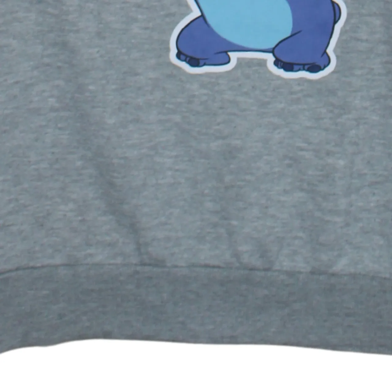 Disney Grey Sweatshirt Women's Medium Printed Stitch Graphic Crewneck Pullover Top sold by Vintage Club product image thumbnail 4