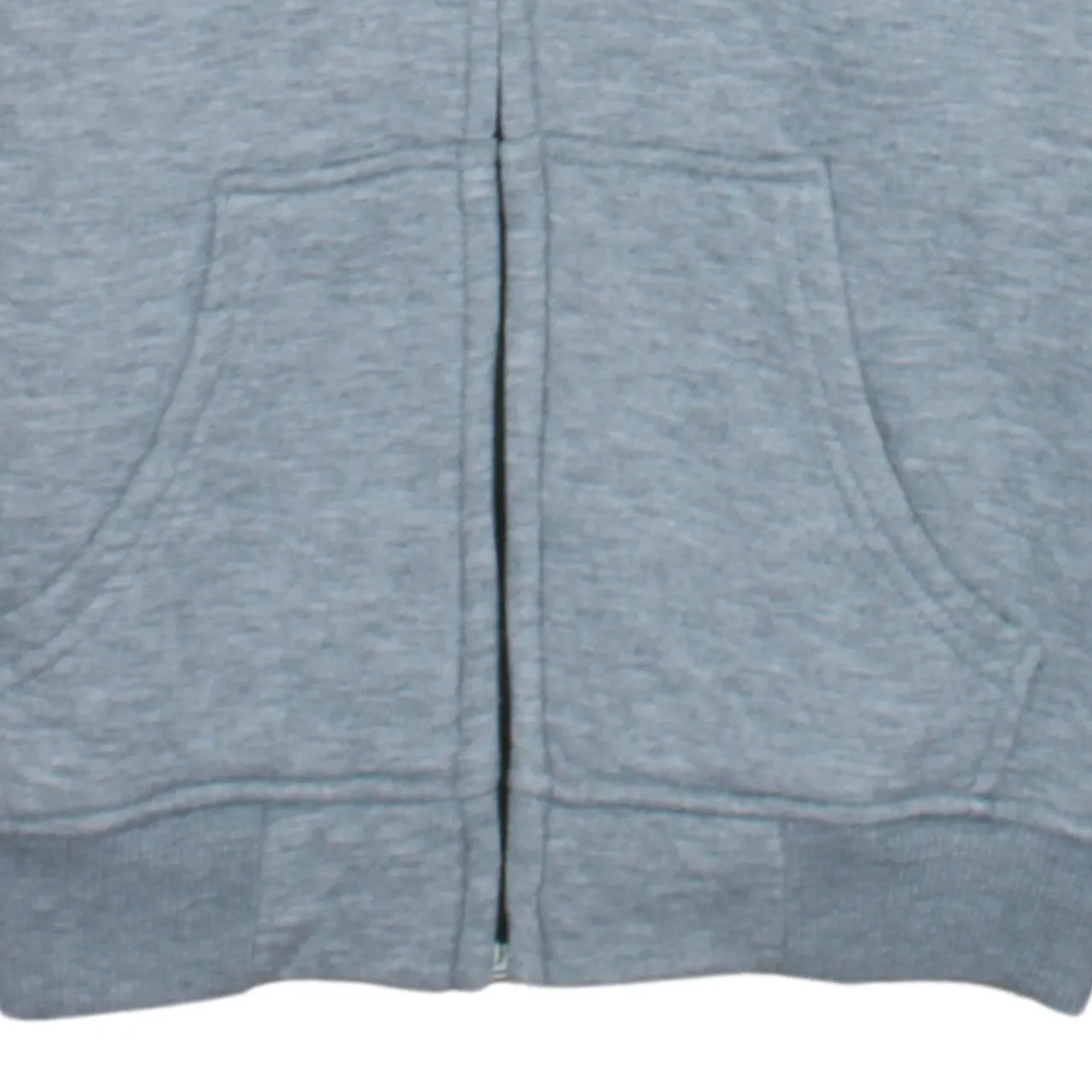 The North Face Grey Zip Hoodie Women’s XSmall Embroidered Logo Split Pocket Sweatshirt sold by Vintage Club product image thumbnail 4