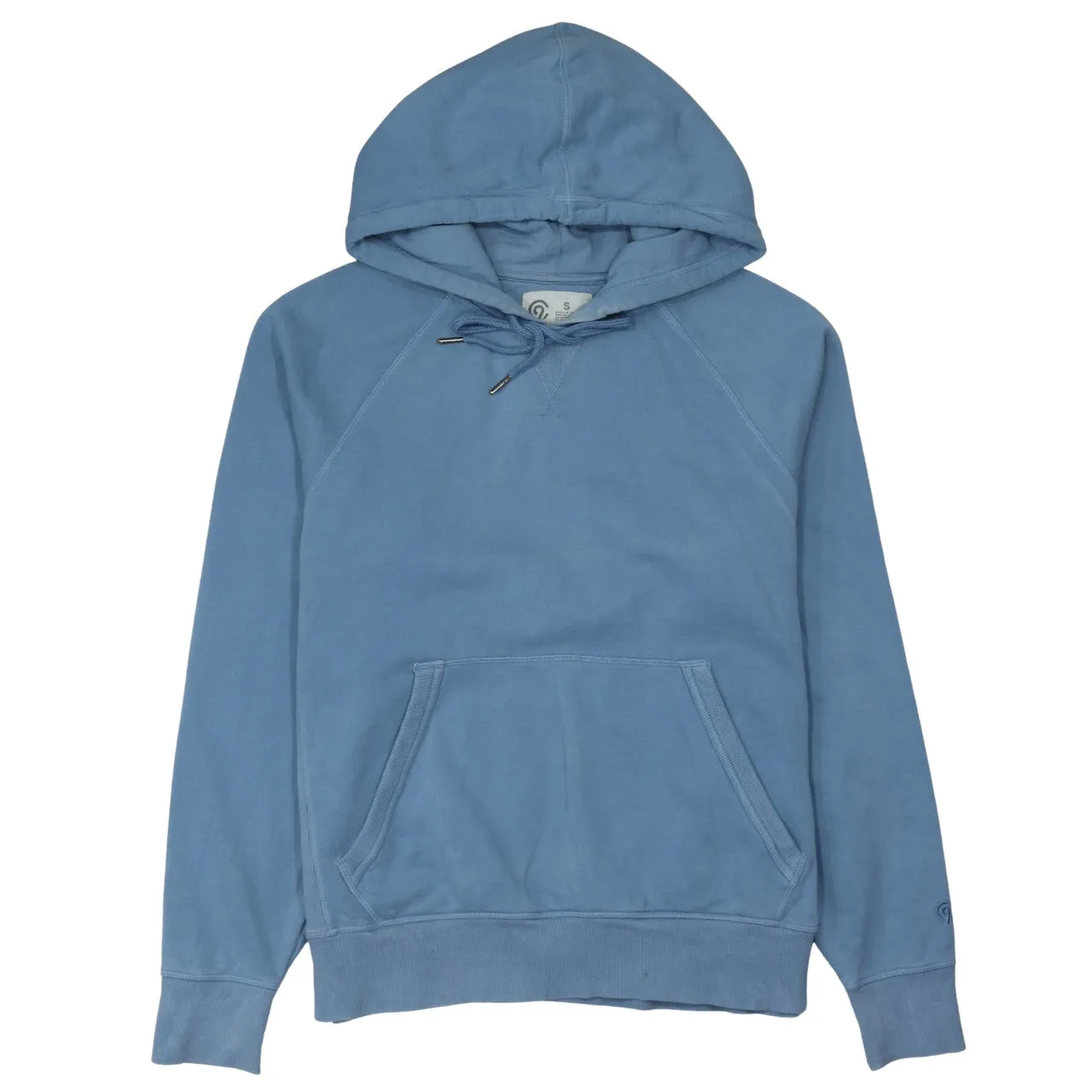 Champion Blue Hoodie Men's Small Pullover Drawstring Hood Front Pocket Sweatshirt sold by Vintage Club