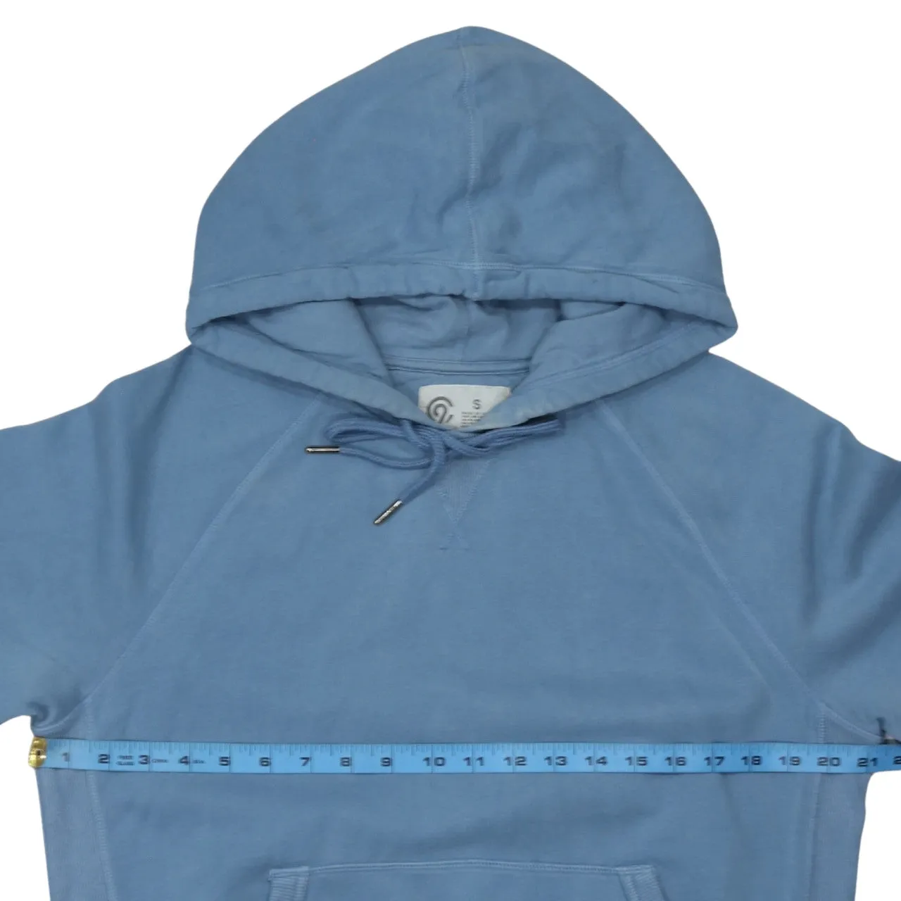 Champion Blue Hoodie Men's Small Pullover Drawstring Hood Front Pocket Sweatshirt sold by Vintage Club product image thumbnail 5