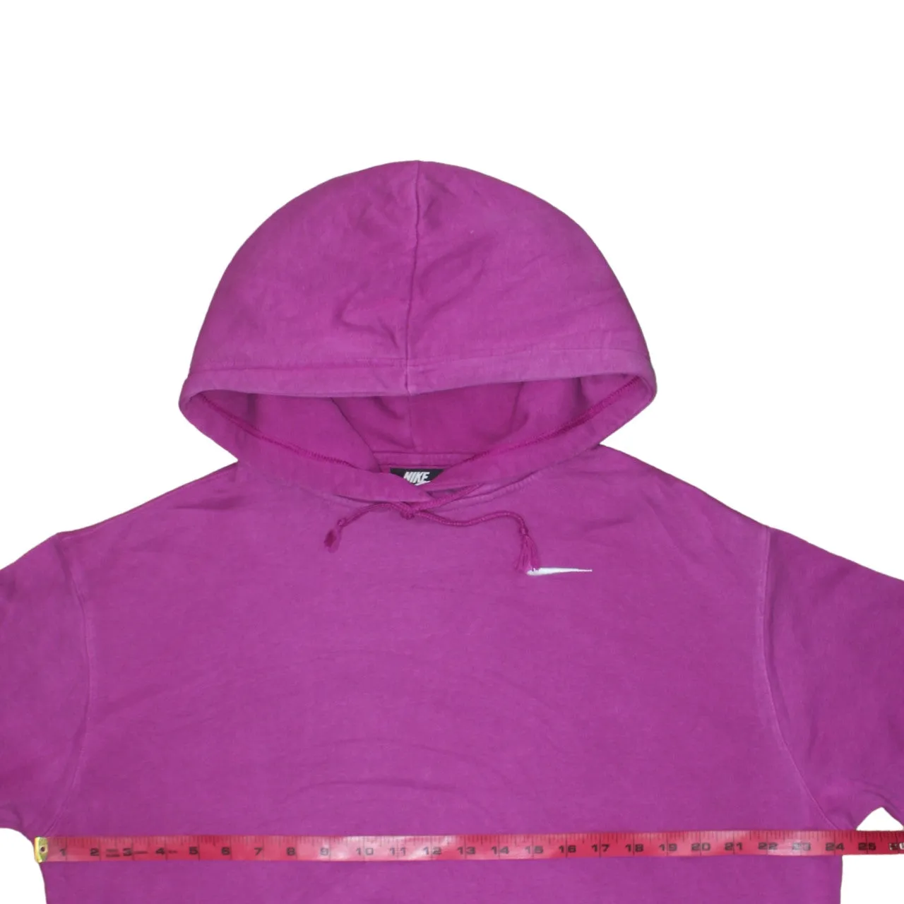 Nike Purple Pullover Hoodie Men’s Small Embroidered Swoosh Drawstring Hood Sweatshirt sold by Vintage Club product image thumbnail 5