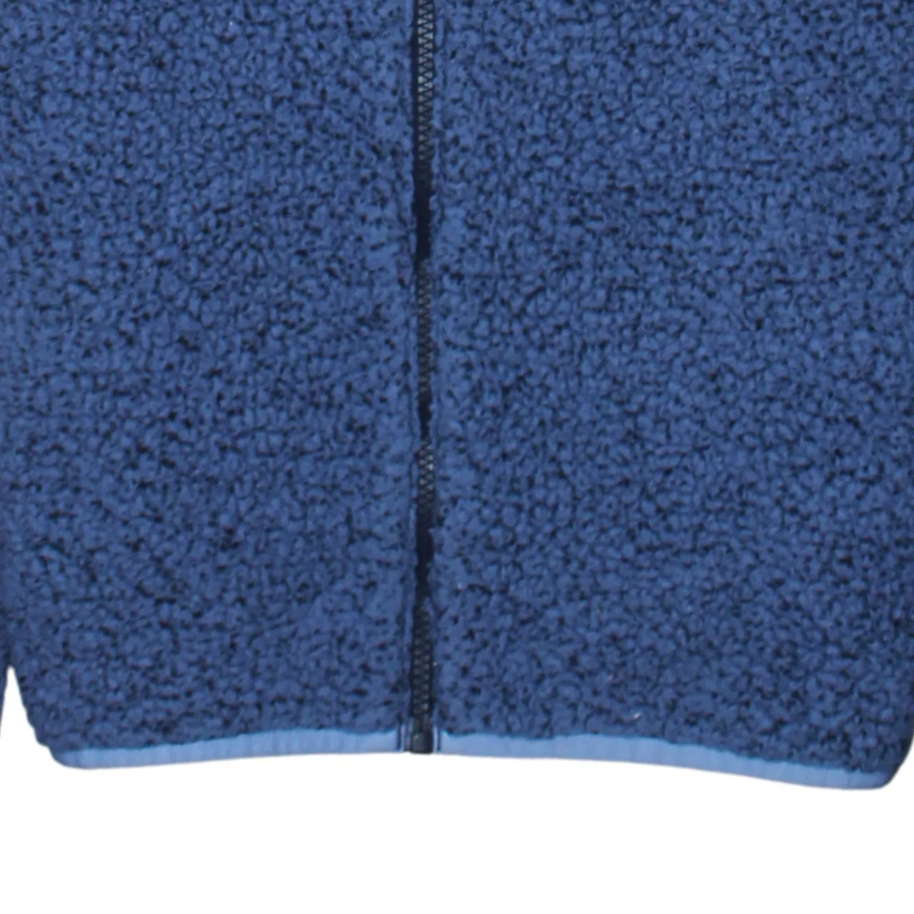 Columbia Blue Sherpa Fleece Jacket Women’s Medium Full Zip Chest Pocket Embroidered Logo sold by Vintage Club product image thumbnail 4