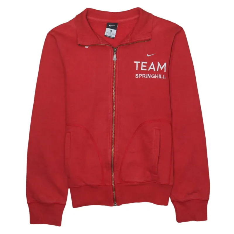 Nike Red Zip Sweatshirt Men's XSmall Embroidered Team Springhill Logo Track Top sold by Vintage Club