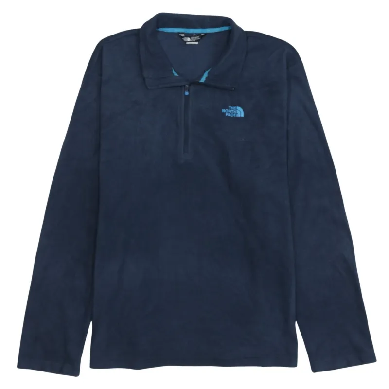 The North Face Navy Blue Fleece Jumper Men’s XLarge Half Zip Embroidered Logo Pullover Top sold by Vintage Club