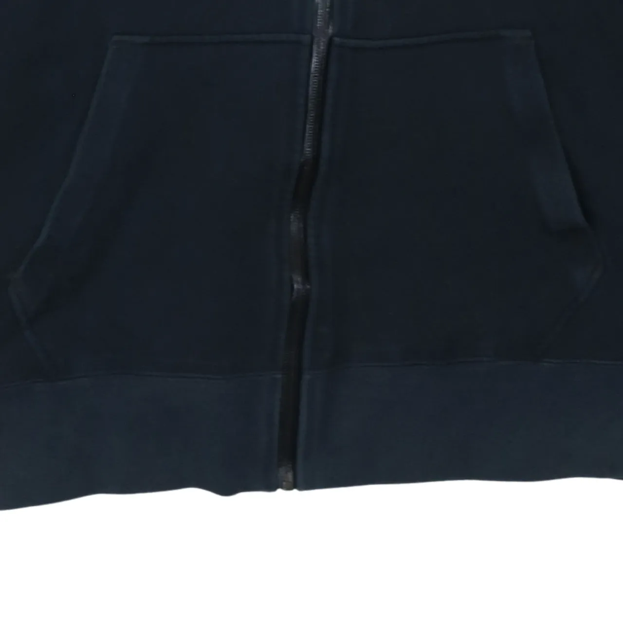 Nike Black Full Zip Hoodie Men’s XLarge Embroidered Chest Swoosh Drawstring Pockets Sweatshirt sold by Vintage Club product image thumbnail 4