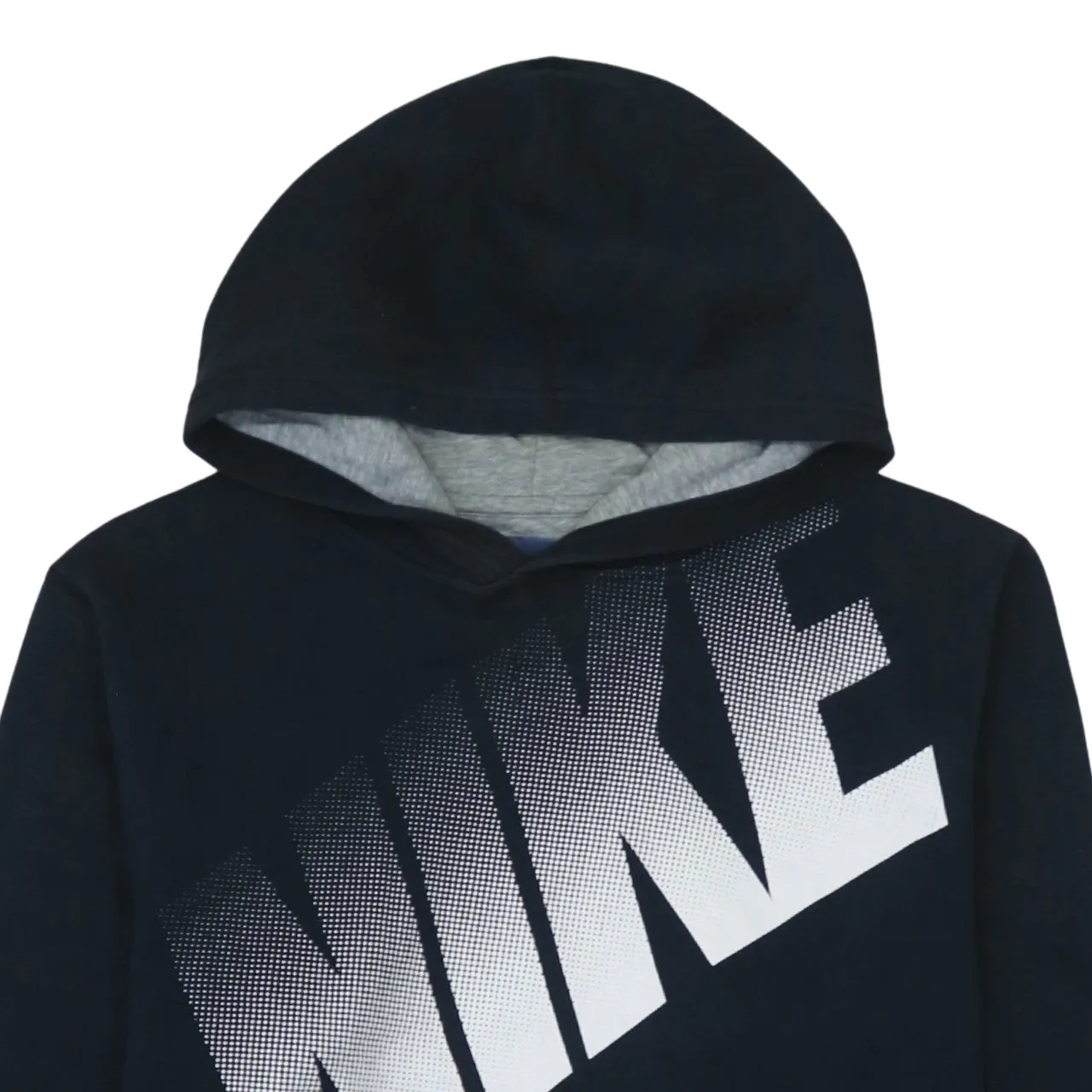 Nike Black Hoodie Women’s XLarge Printed Diagonal Logo Front Pouch Pullover Sweatshirt sold by Vintage Club product image thumbnail 3