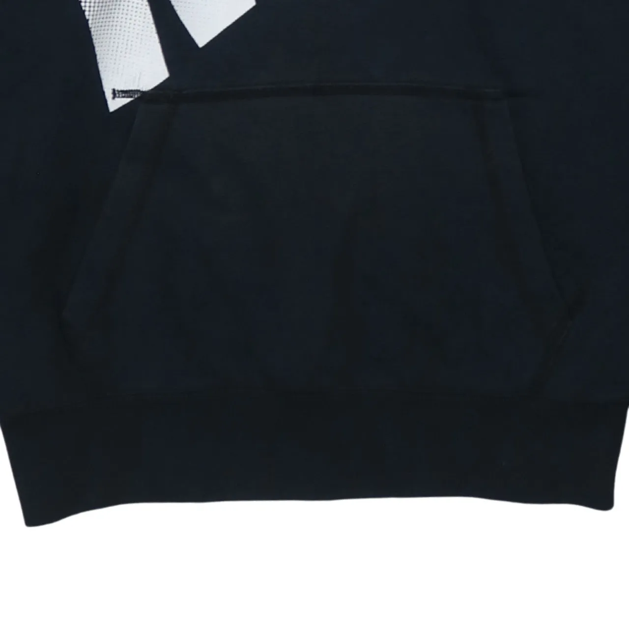Nike Black Hoodie Women’s XLarge Printed Diagonal Logo Front Pouch Pullover Sweatshirt sold by Vintage Club product image thumbnail 4