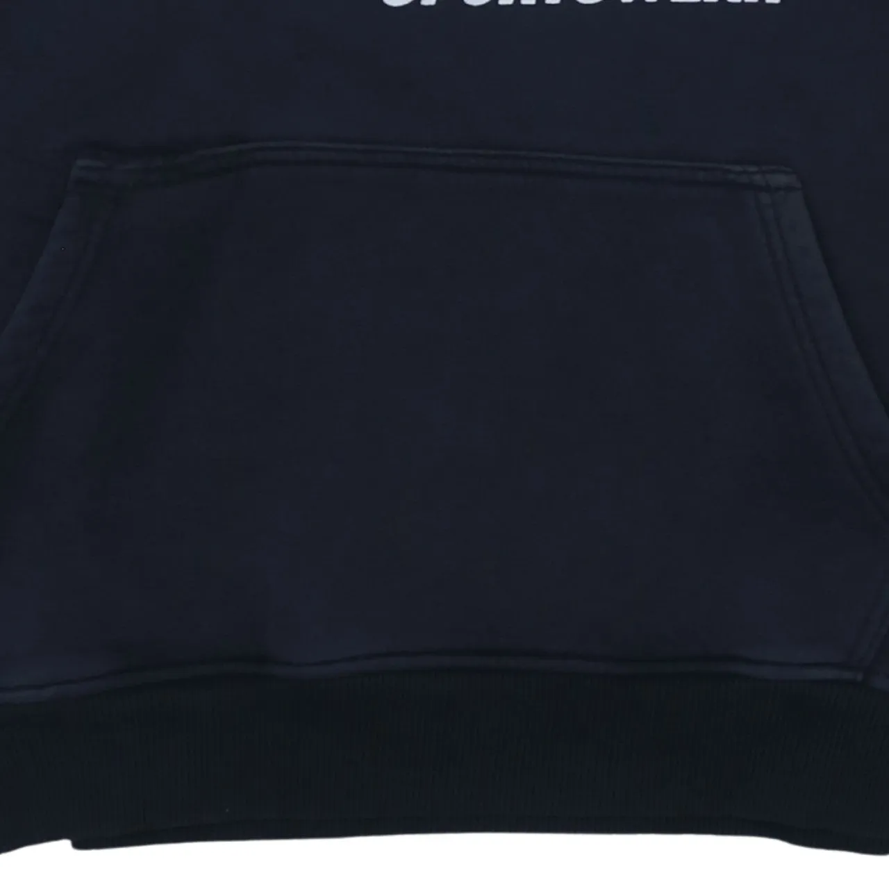 Nike Black Hoodie Men's Small Printed Sportswear Logo Front Pocket Pullover Sweatshirt sold by Vintage Club product image thumbnail 4