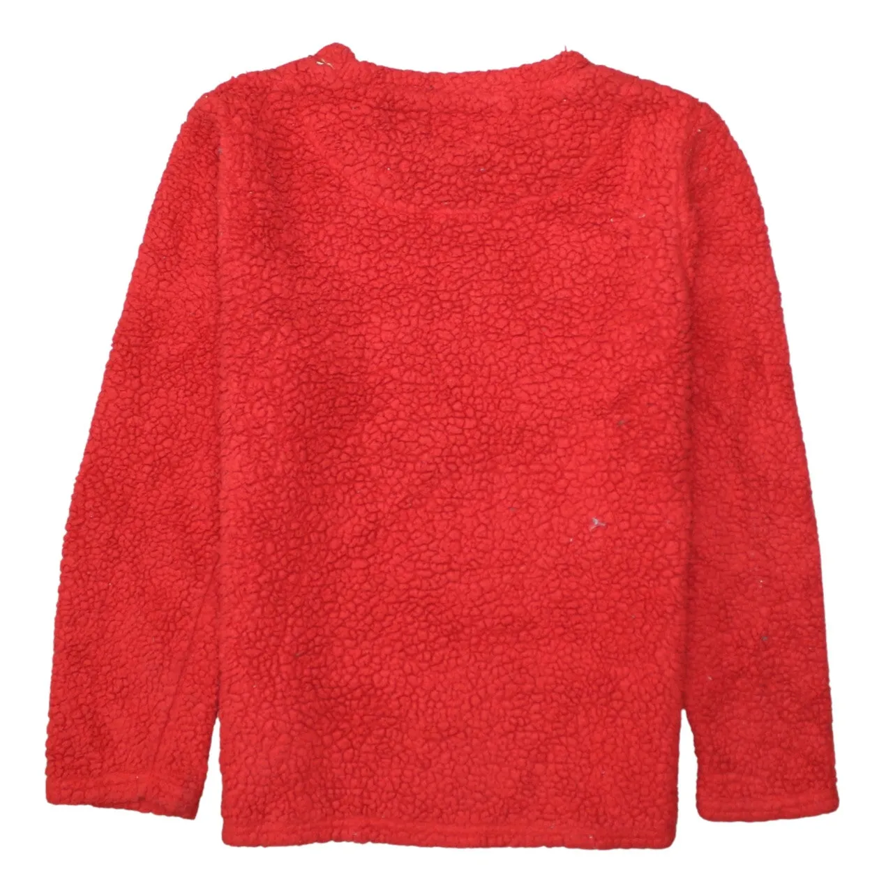 Disney Red Fleece Jumper Women’s Small Printed Mickey Mouse Graphic Pullover Sweatshirt Top sold by Vintage Club product image thumbnail 2