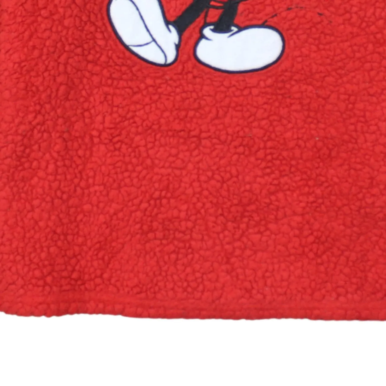 Disney Red Fleece Jumper Women’s Small Printed Mickey Mouse Graphic Pullover Sweatshirt Top sold by Vintage Club product image thumbnail 4