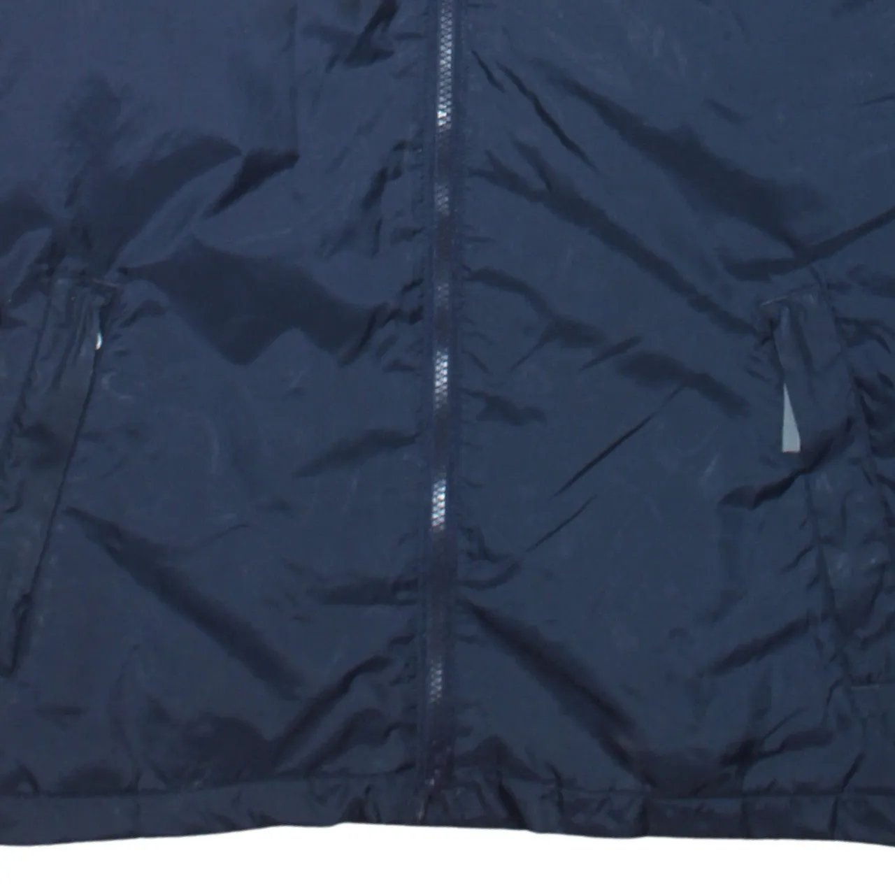 Kappa Navy Blue Hooded Jacket Men's Small Full Zip Fleece Lined Embroidered Logo Windbreaker sold by Vintage Club product image thumbnail 4