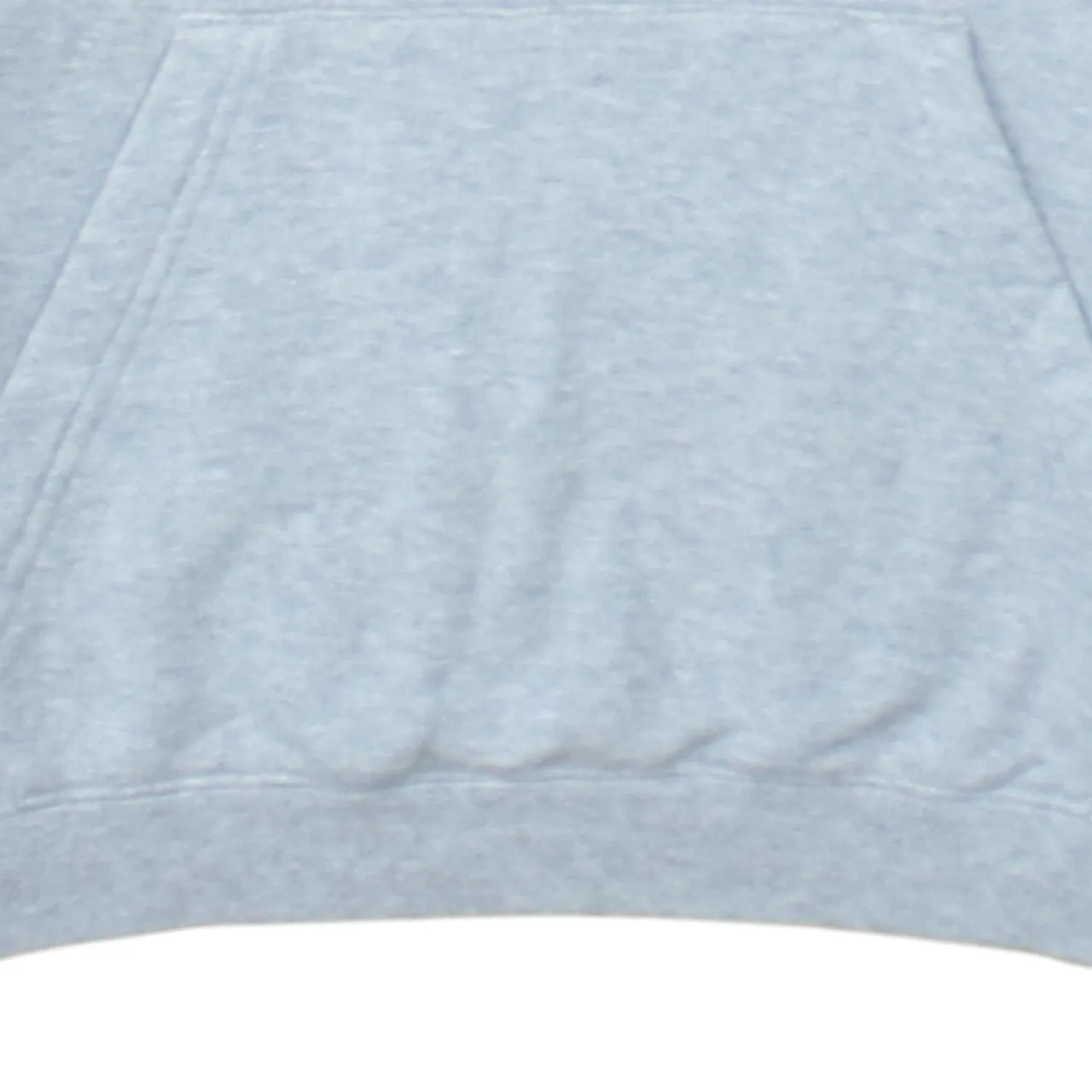 Adidas Light Grey Hoodie Men's Small Trefoil Printed Logo Front Pocket Pullover Sweatshirt sold by Vintage Club product image thumbnail 4