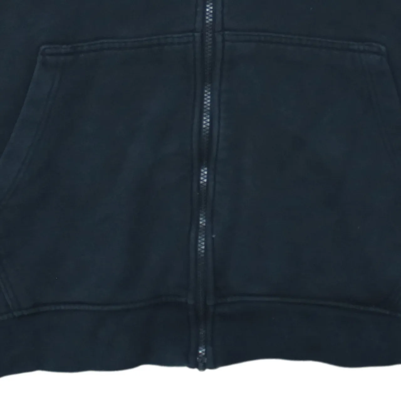 Jordan Black Full Zip Hoodie Women’s Large Embroidered Jumpman Logo Front Pockets Sweatshirt sold by Vintage Club product image thumbnail 4